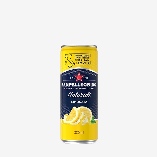 산펠레그리노 리모나타 (레몬) 캔 수입음료 S.pellegrino 330mlX24(CAN)