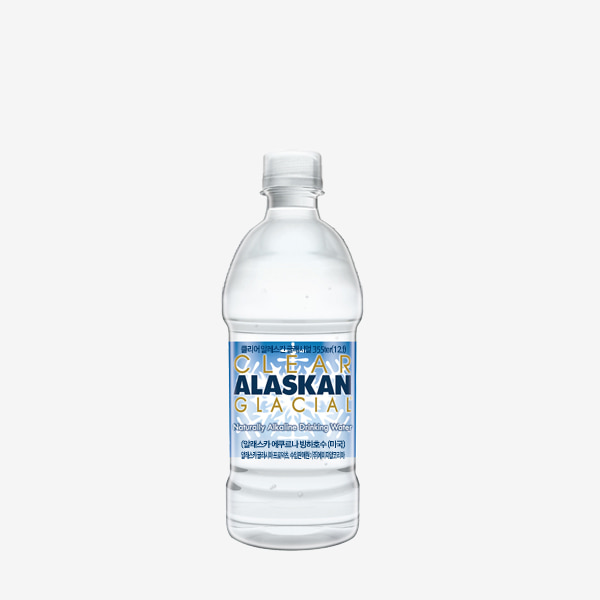 클리어 알래스칸 글래시얼 빙하수 355mlX24(PET)